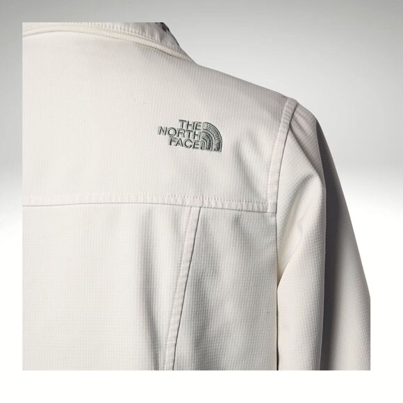 The North Face Jacket Women’s Size Medium White Windwall Full Zip Soft Shell - Picture 5 of 14